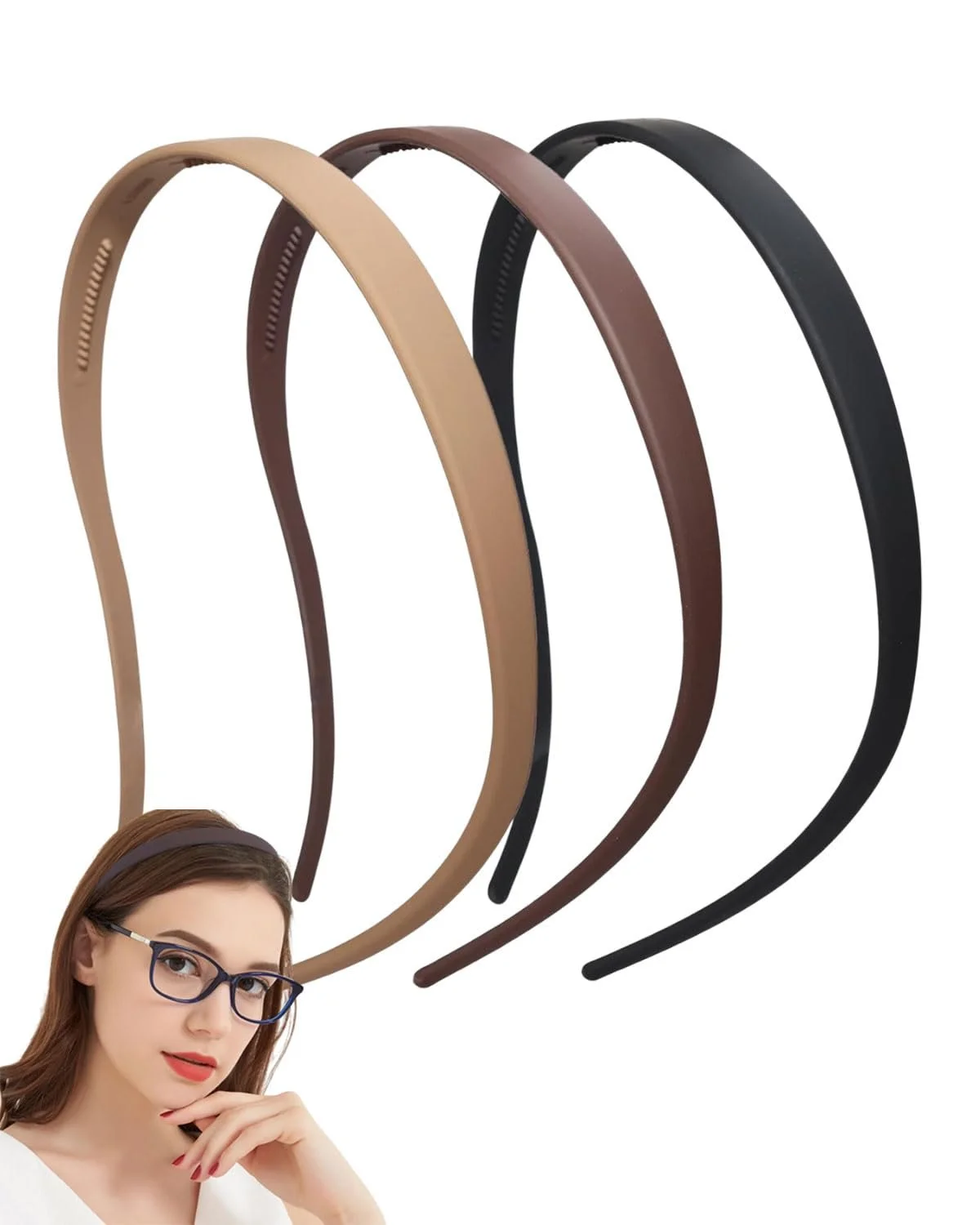 Обруч Зигзаг с зажимами, Тонкий, фото №1