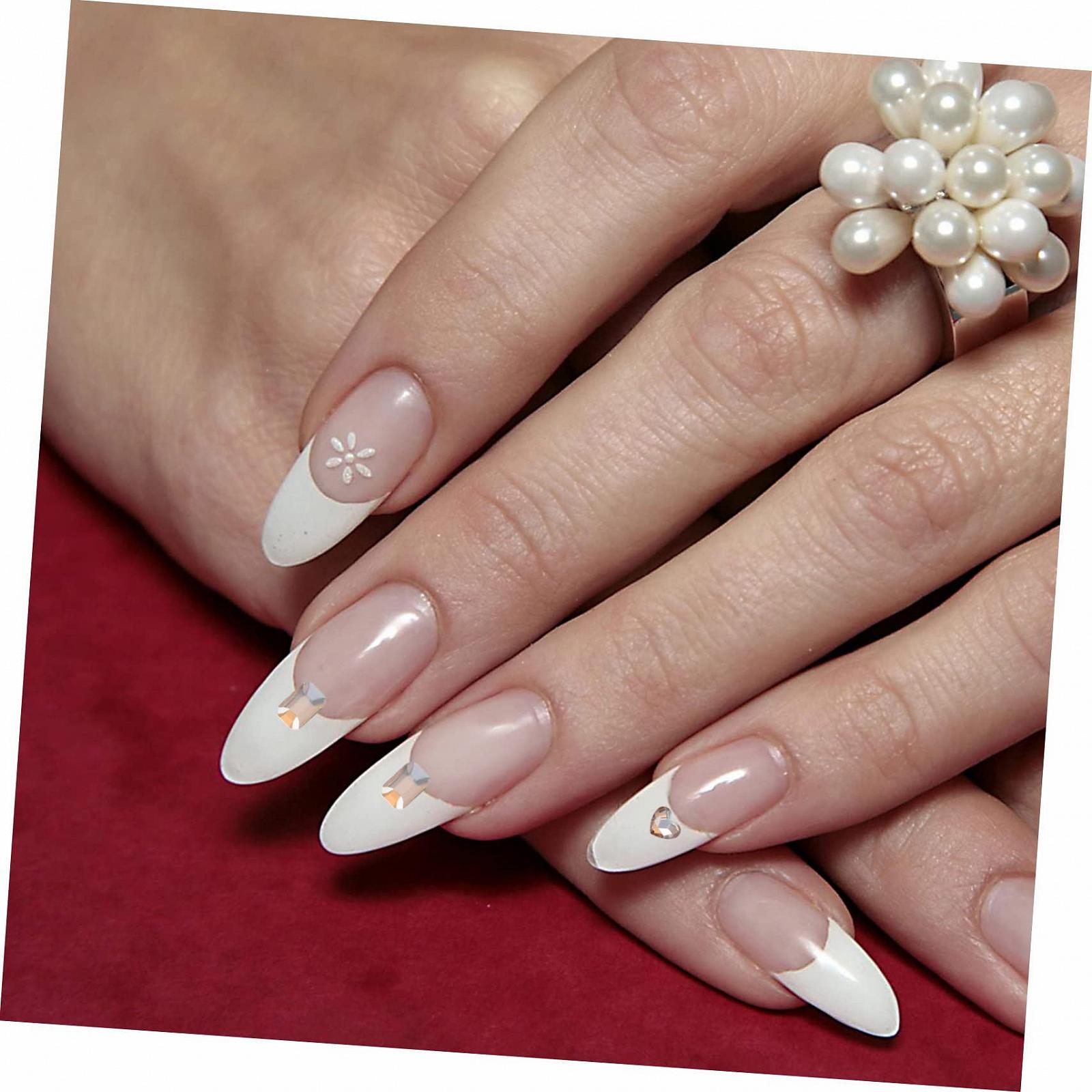 Healeved, 2 коробки, плоскі, каміння для нігтів, гель-лак, дизайн нігтів, фото №9