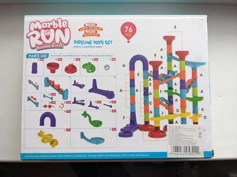 Конструктор "Marble Run" трек с шариком 76 деталей, фото №2