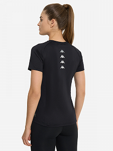 Футболка для фітнесу 133681KAP-99 Kappa Чорний L/XL synthetic.ua - Фото 1
