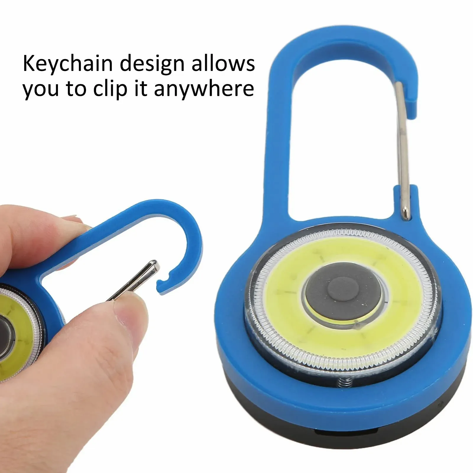 Брелок-фонарик Cob LED Мини фонарик для кемпинга Открывалка для бутылок для походов на природе Синий ABS Компактный размер 18 г, фото №5 Брелок-фонарик Cob LED Мини фонарик для кемпинга Открывалка для бутылок для походов на природе Синий ABS Компактный размер 18 г, фото №5