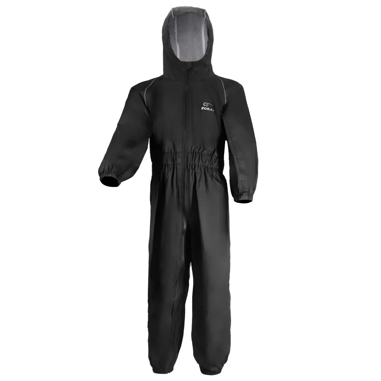 Водонепроникний легкий вітрозахисний дощовий костюм з капюшоном і сумкою для перенесення Zorax Black, фото №3 Водонепроникний легкий вітрозахисний дощовий костюм з капюшоном і сумкою для перенесення Zorax Black, фото №3