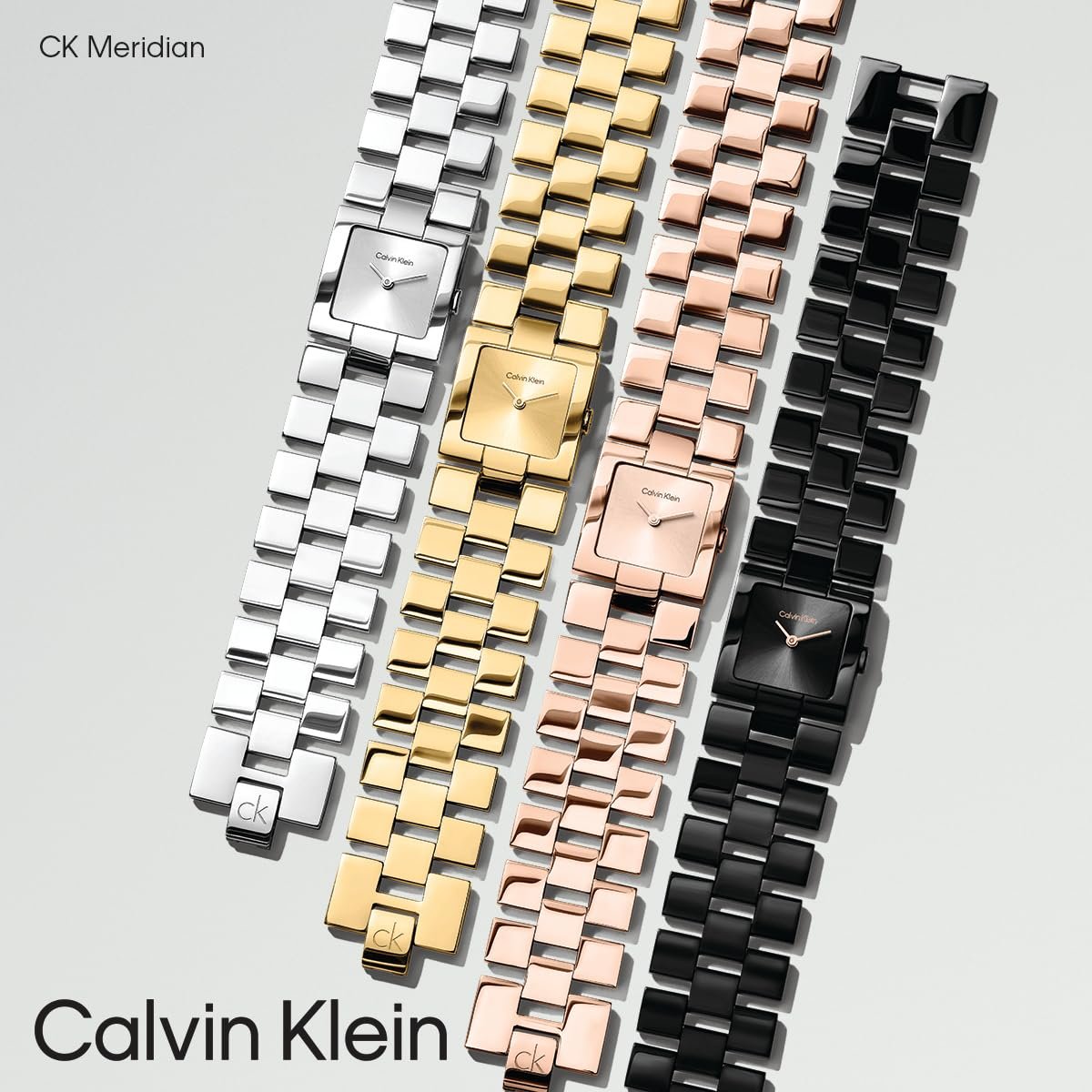 Жіночий годинник Кварцовий Calvin Klein CK Meridian 25100090 Золотистий, фото №5