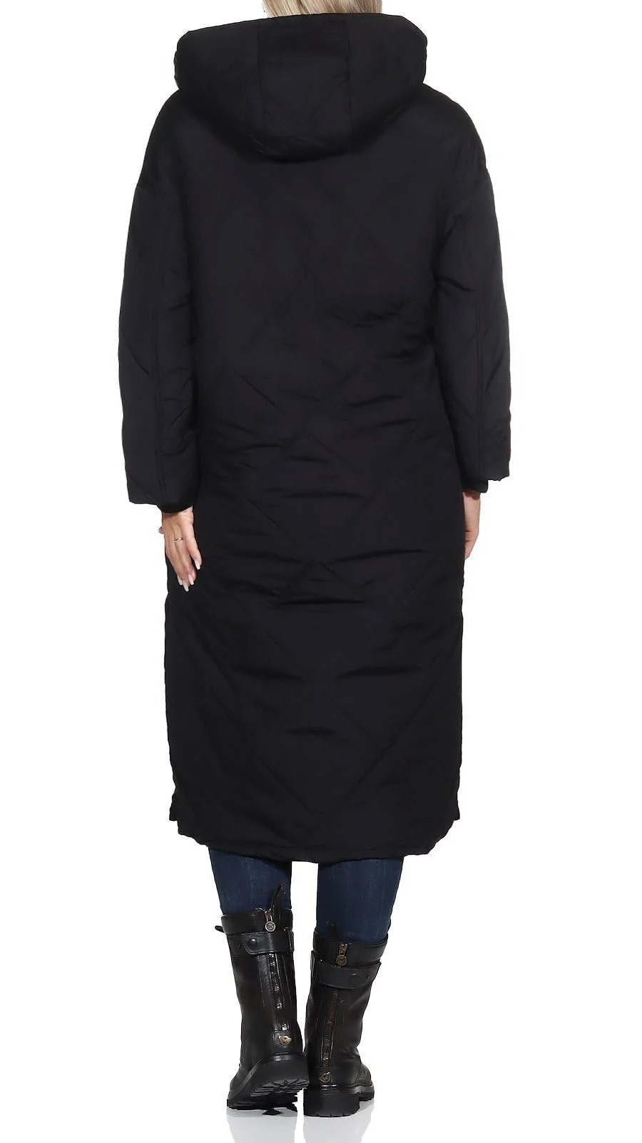 Жіноче стьобане пальто Hailys стьобана парка Ma44lin з капюшоном, фото №5