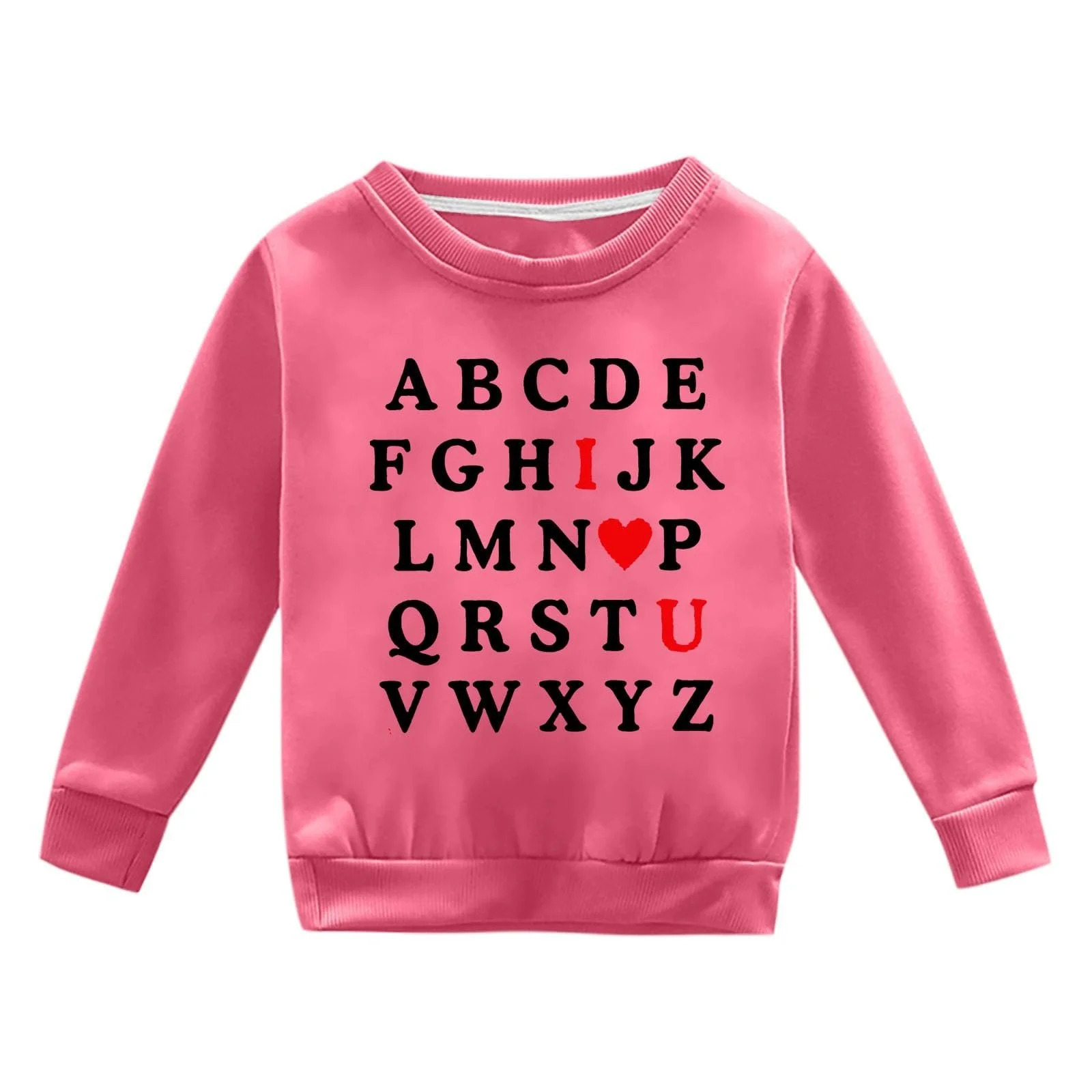 Пуловер для мальчиков 176 - Толстовка с длинными рукавами, круглым вырезом и принтом ко Дню святого Валентина для детей, фото №2