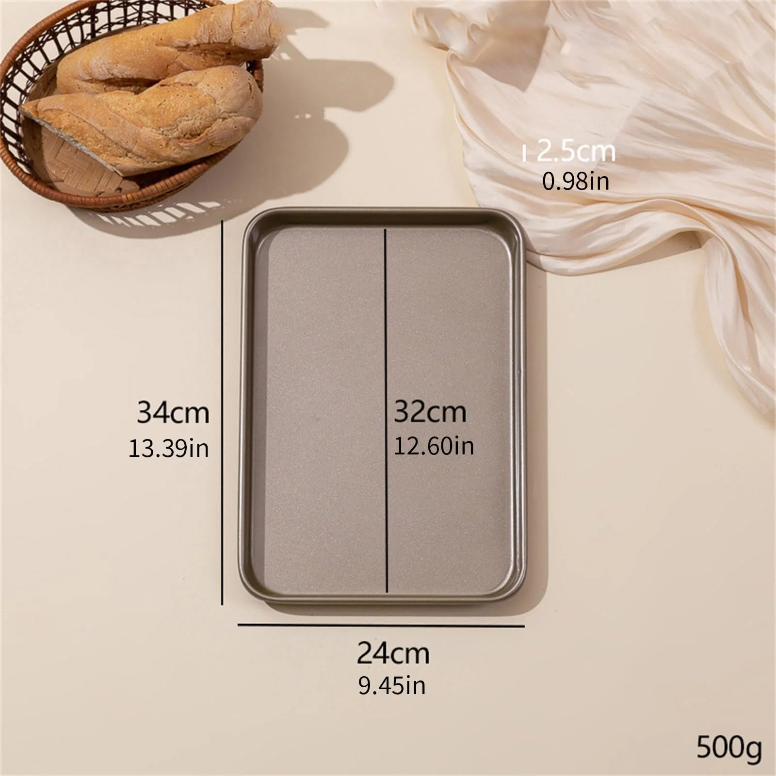 Форма для выпечки прямоугольная из углеродистой стали с антипригарным покрытием, фото №4 Форма для выпечки прямоугольная из углеродистой стали с антипригарным покрытием, фото №4