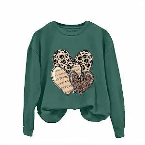 Свитшот Женский Рождественский 2025 День Святого Валентина Сердце Lollipop Графический synthetic.ua - Фото 1