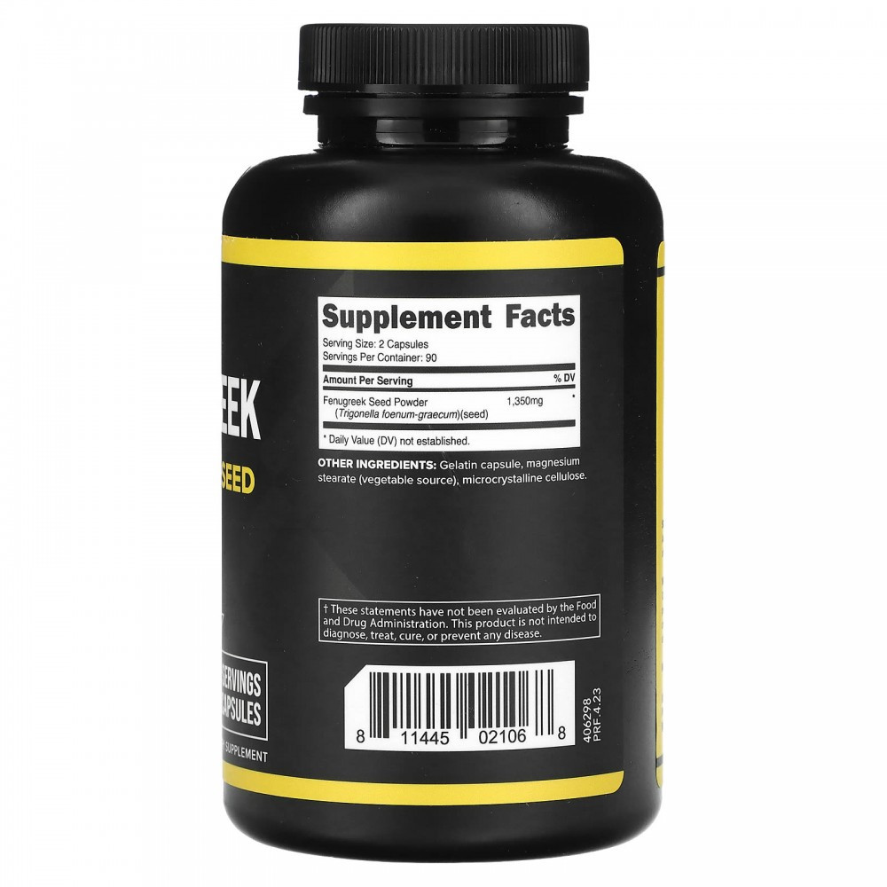 Насіння пажитника Primaforce Fenugreek Seed Powder 675 mg 180 Capsules, фото №2 Насіння пажитника Primaforce Fenugreek Seed Powder 675 mg 180 Capsules, фото №2