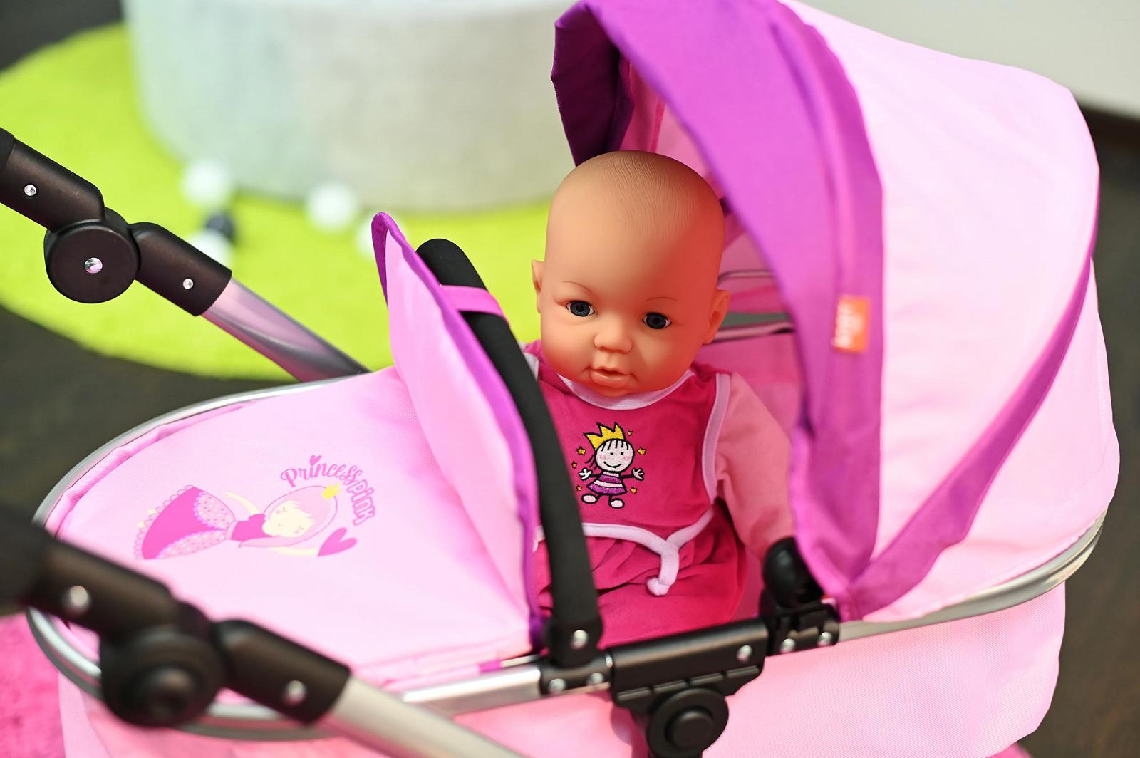 Коляска KNORRTOYS.COM 90937 для кукол Princess розовый, фото №14