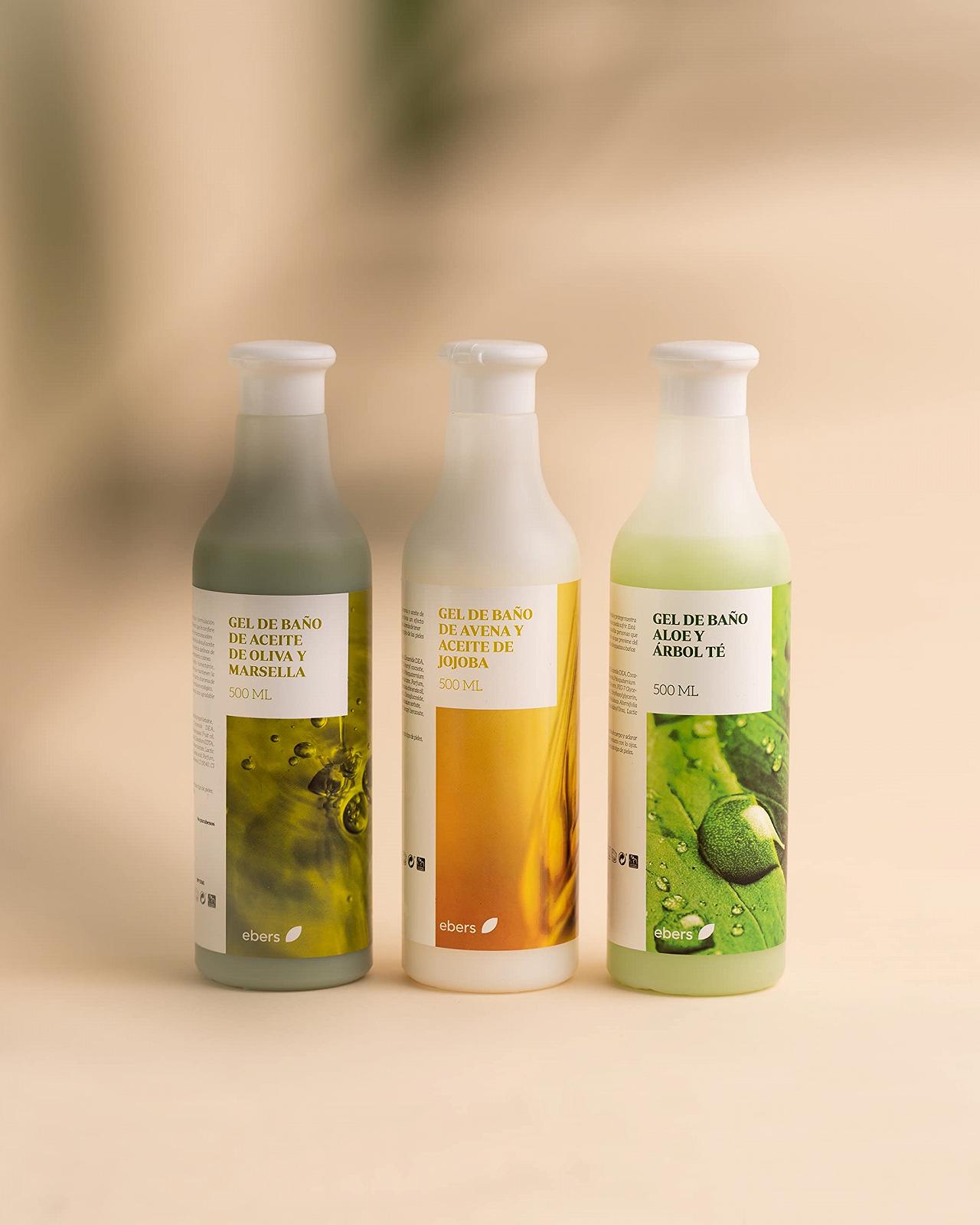 Гель для душу Ebers Aloe+Te 500 мл 100 г, фото №4