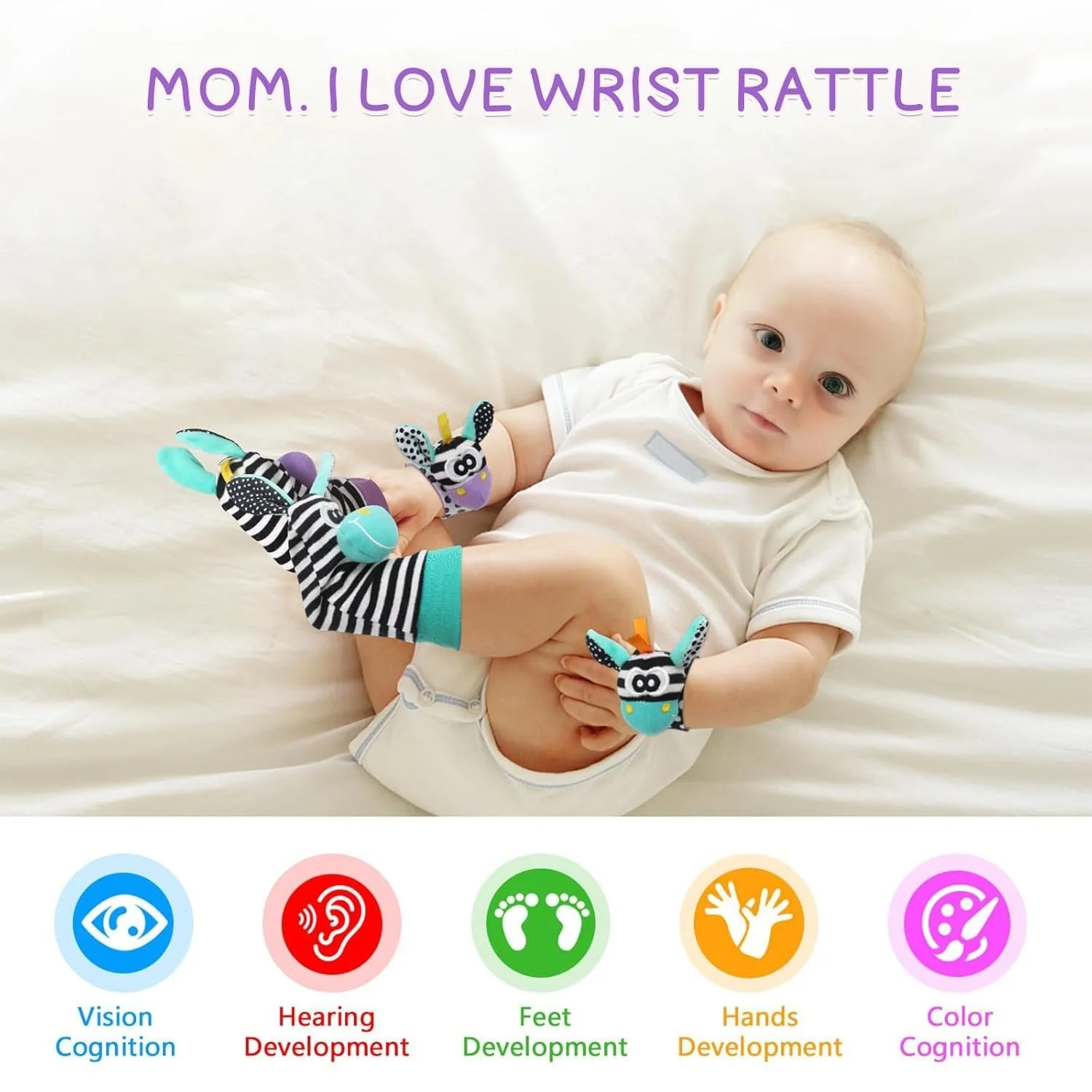 Сенсорные носки Maxentico для детей, игрушки для раннего обучения, фото №4