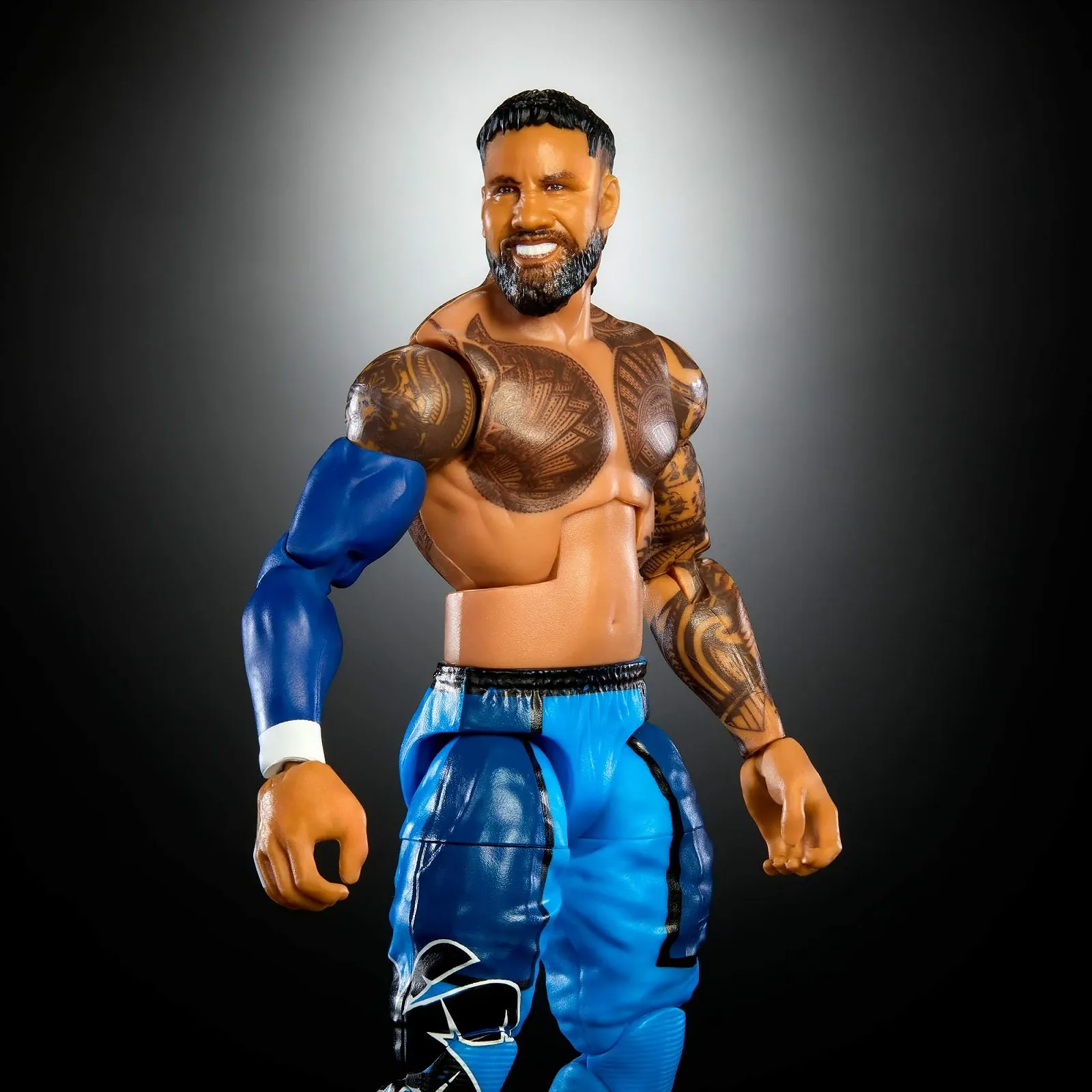 Фігурка Mattel WWE Elite Series #114 Jey Uso 15 см рухома різнокольорова JCH93, фото №6