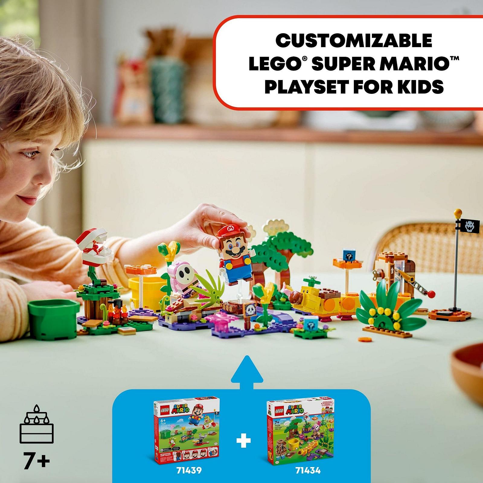 Набір LEGO Super Mario Soda Jungle Maker Рожевий Шай Гай і Віглер Джунглі, фото №2