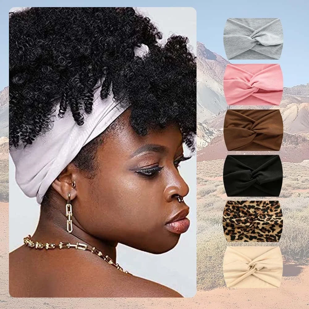 Повязка на голову Эластичная широкая, фото №3