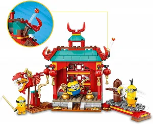 Конструктор LEGO Minions Бій міньйонів кунг-фу 75550 Кевін Стюарт Отто 310 шт synthetic.ua - Фото 1