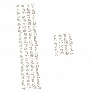 minkissy, 120 шт, знаки зодіаку - Фото 1