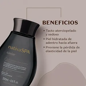 Лосьон-масло для тела O Boticário Nativa SPA Caviar Увлажняет и питает кожу, 400 мл synthetic.ua - Фото 1