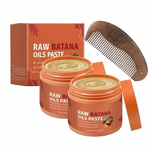 Паста с маслом батане для волос Neue 2025 для предотвращения выпадения, утолщения и укрепления волос, восстановления вьющихся и поврежденных волос, натуральный уход за волосами (2) - Фото 1