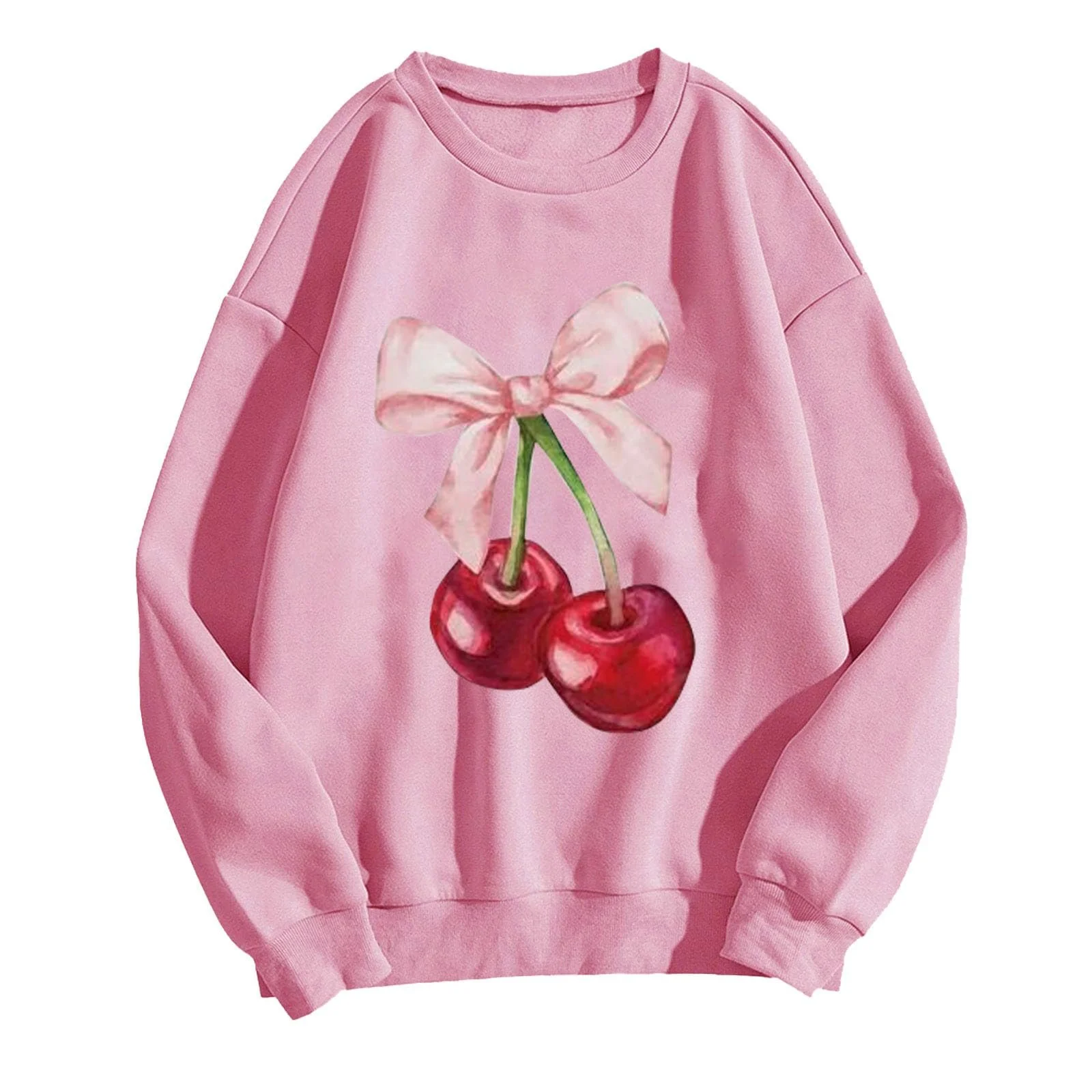 Свитшот с принтом tsaChick Рождественский Женский Джемпер с длинными рукавами и круглым вырезом, без капюшона, флисовый пуловер, осенний флис, фото №1 Свитшот с принтом tsaChick Рождественский Женский Джемпер с длинными рукавами и круглым вырезом, без капюшона, флисовый пуловер, осенний флис, фото №1