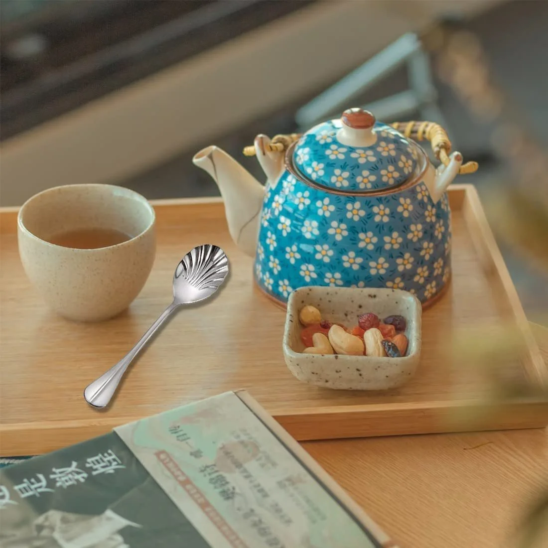 Кофейная ложка Practical из нержавеющей стали Форма ракушки Серебристый, фото №6