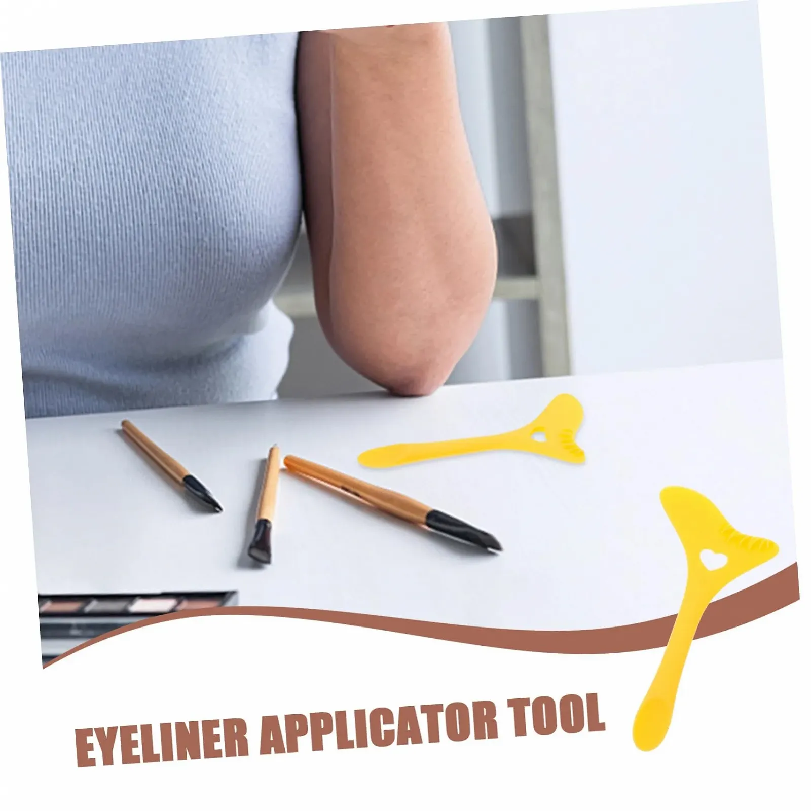 Трафарет для підводки Силікон Захист для макіяжу для вій, фото №4 Трафарет для підводки Силікон Захист для макіяжу для вій, фото №4