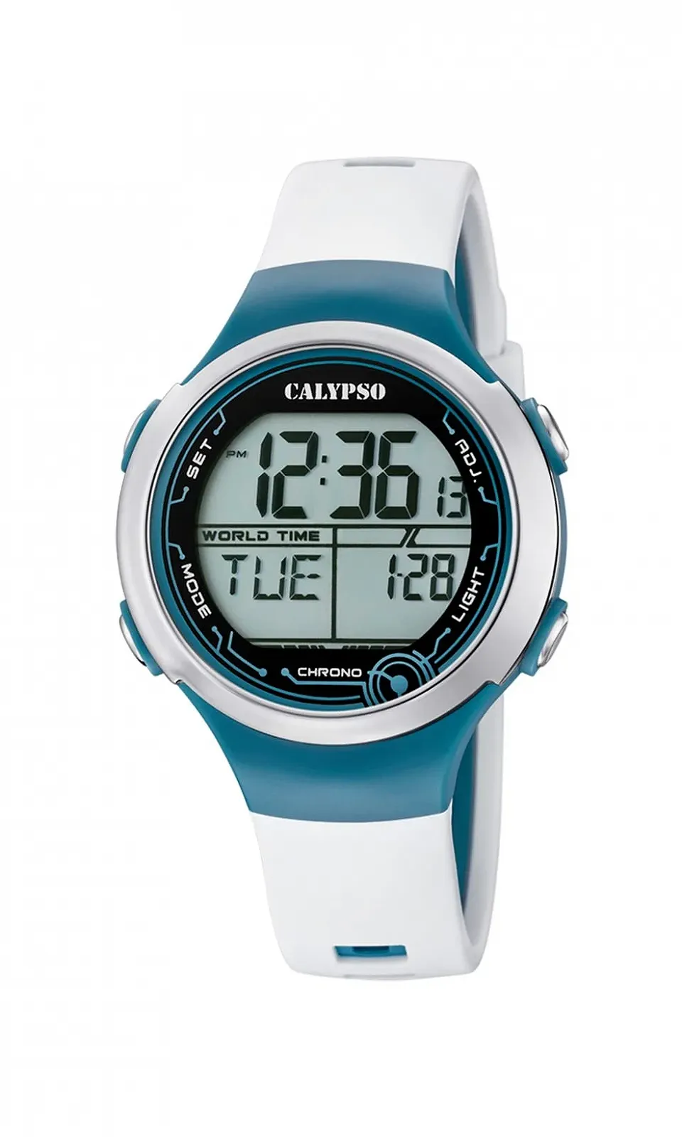 Цифровые Часы Calypso Unisex K5799/1 с пластиковым ремешком, серый ремешок, фото №1 Цифровые Часы Calypso Unisex K5799/1 с пластиковым ремешком, серый ремешок, фото №1