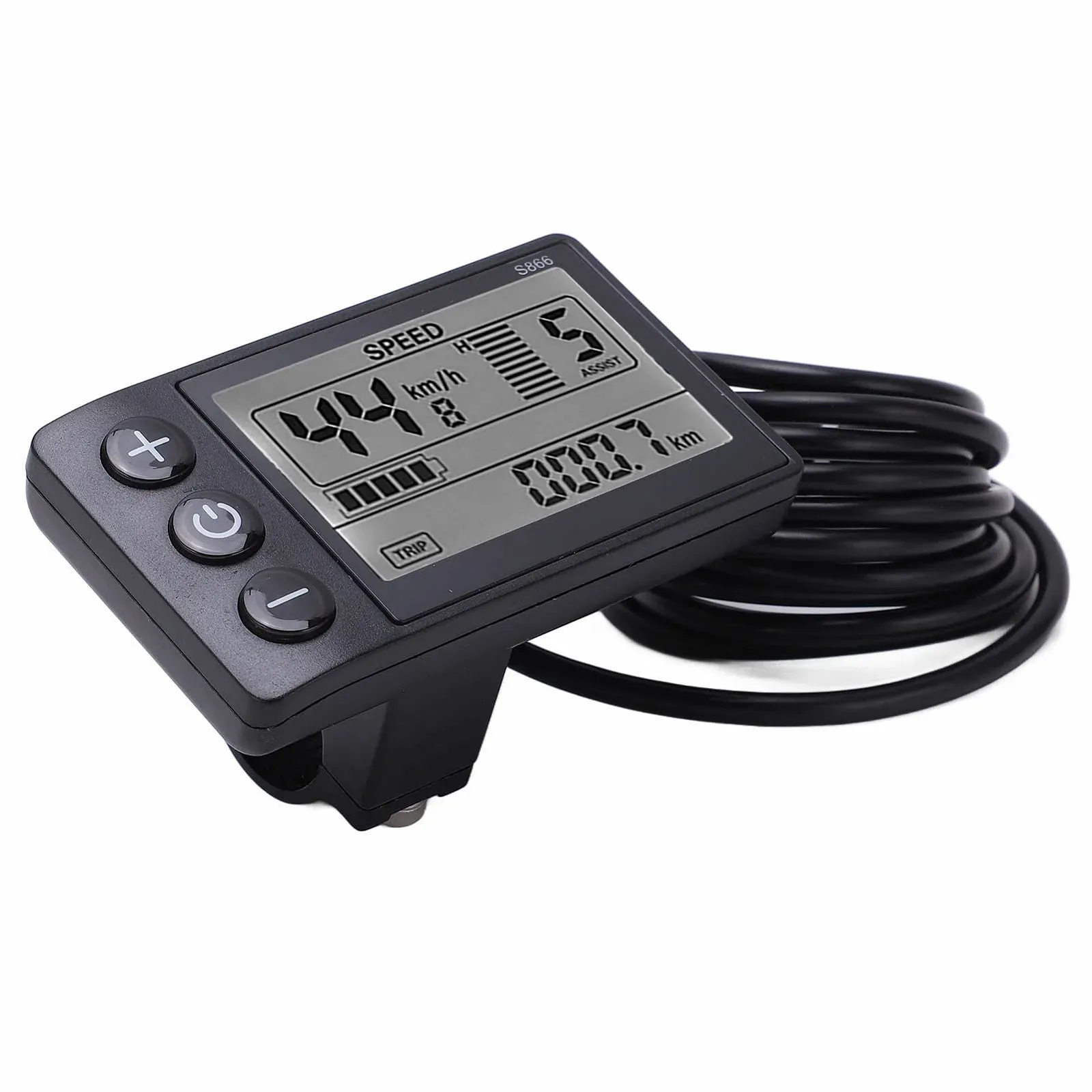 Велокомпьютер S866 LCD 24 В 36 В 48 В SM Plug, фото №8
