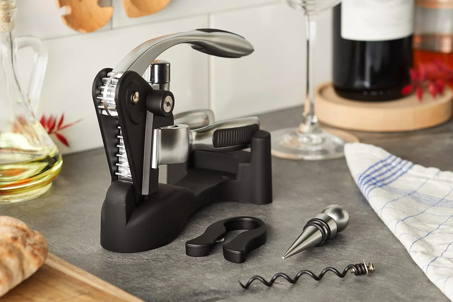 Штопор Bar Craft Connoisseur с рычагом, фото №10