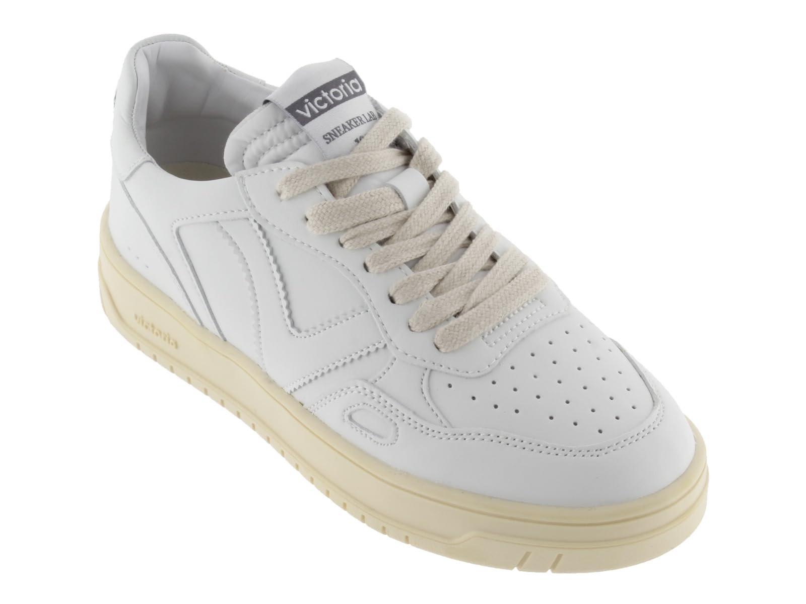 Низькі Кеди Victoria Seul Шкіряний Ефект Білий Монохромний, фото №5 Низькі Кеди Victoria Seul Шкіряний Ефект Білий Монохромний, фото №5