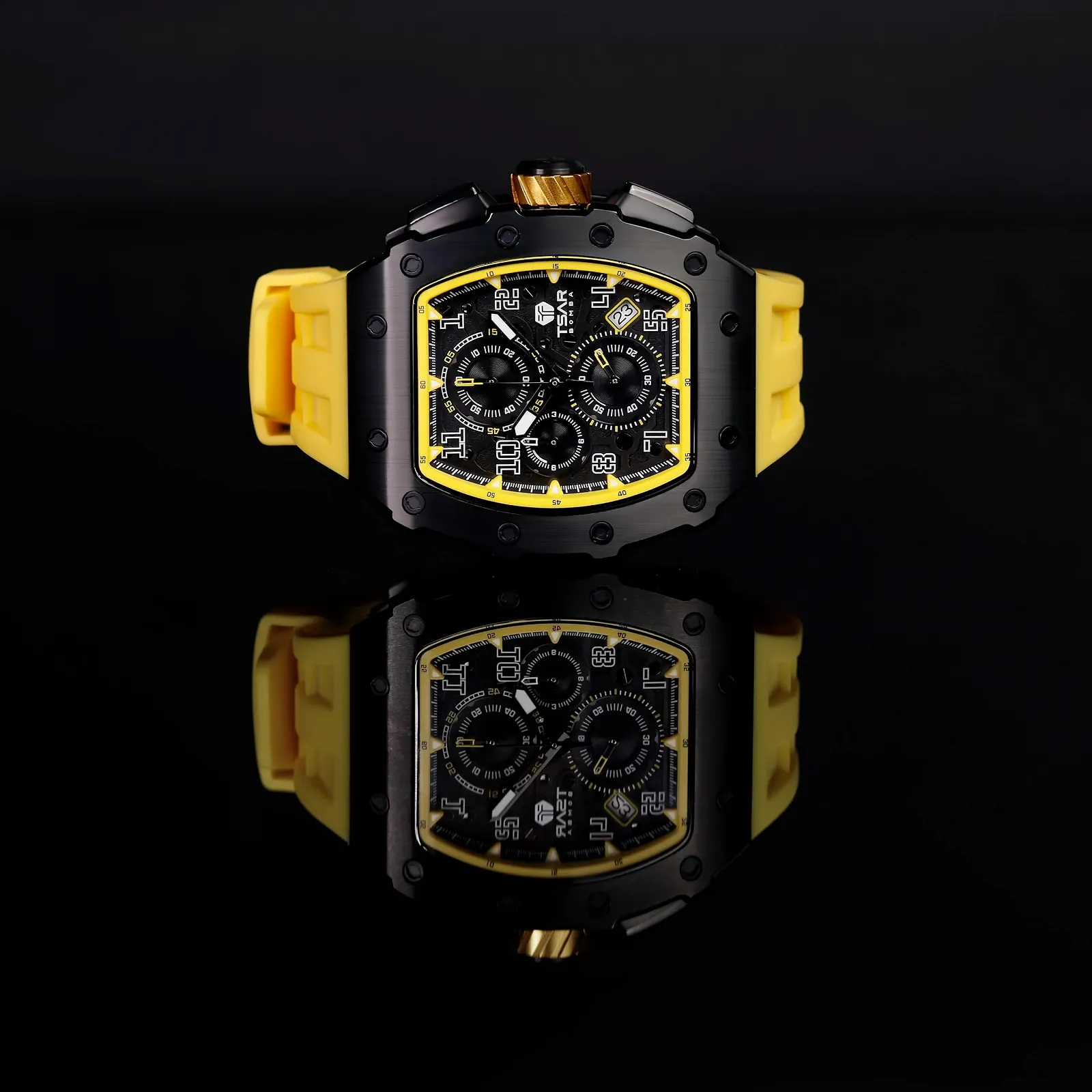 Мужские часы TSAR BOMBA Кварцевый Хронограф Водонепроницаемые Мужские часы для Мужчин Элегантность Нержавеющая сталь/Углеродное волокно/Бриллиантовый корпус/Смола Бизнес/Спорт/На улице/В помещении, фото №7 Мужские часы TSAR BOMBA Кварцевый Хронограф Водонепроницаемые Мужские часы для Мужчин Элегантность Нержавеющая сталь/Углеродное волокно/Бриллиантовый корпус/Смола Бизнес/Спорт/На улице/В помещении, фото №7