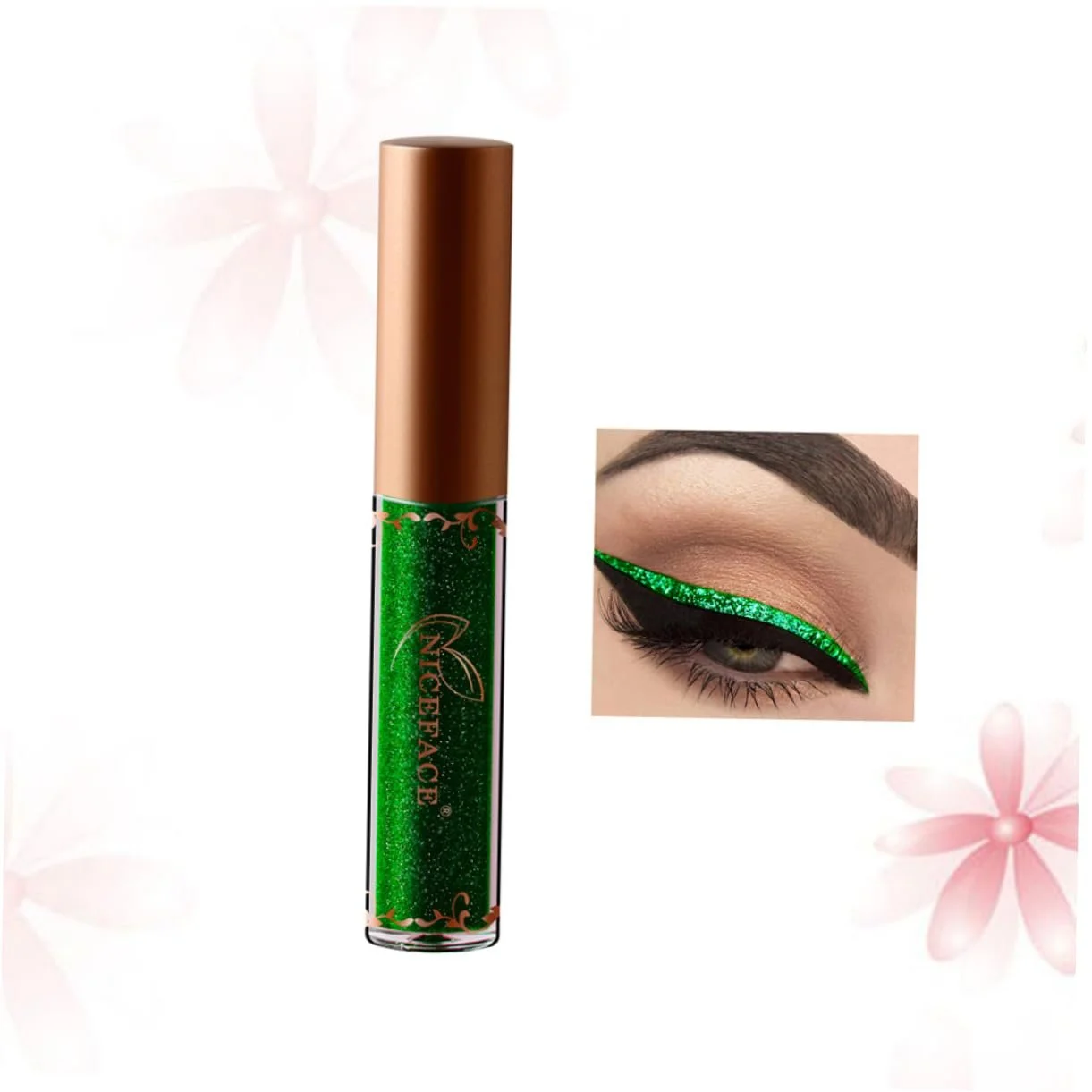 Металлический Eyeliner Mikinona 3st Жидкий Eyeliner Цветной Eyeliner, фото №4