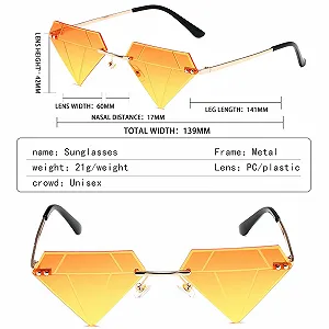 Солнцезащитные очки Без оправы Smavles Мужские/Женские synthetic.ua - Фото 1