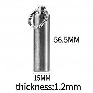 Тримач для таблеток EMUKOEP з нержавіючої сталі для подорожей, кемпінгу, надзвичайних ситуацій synthetic.ua - Фото 1