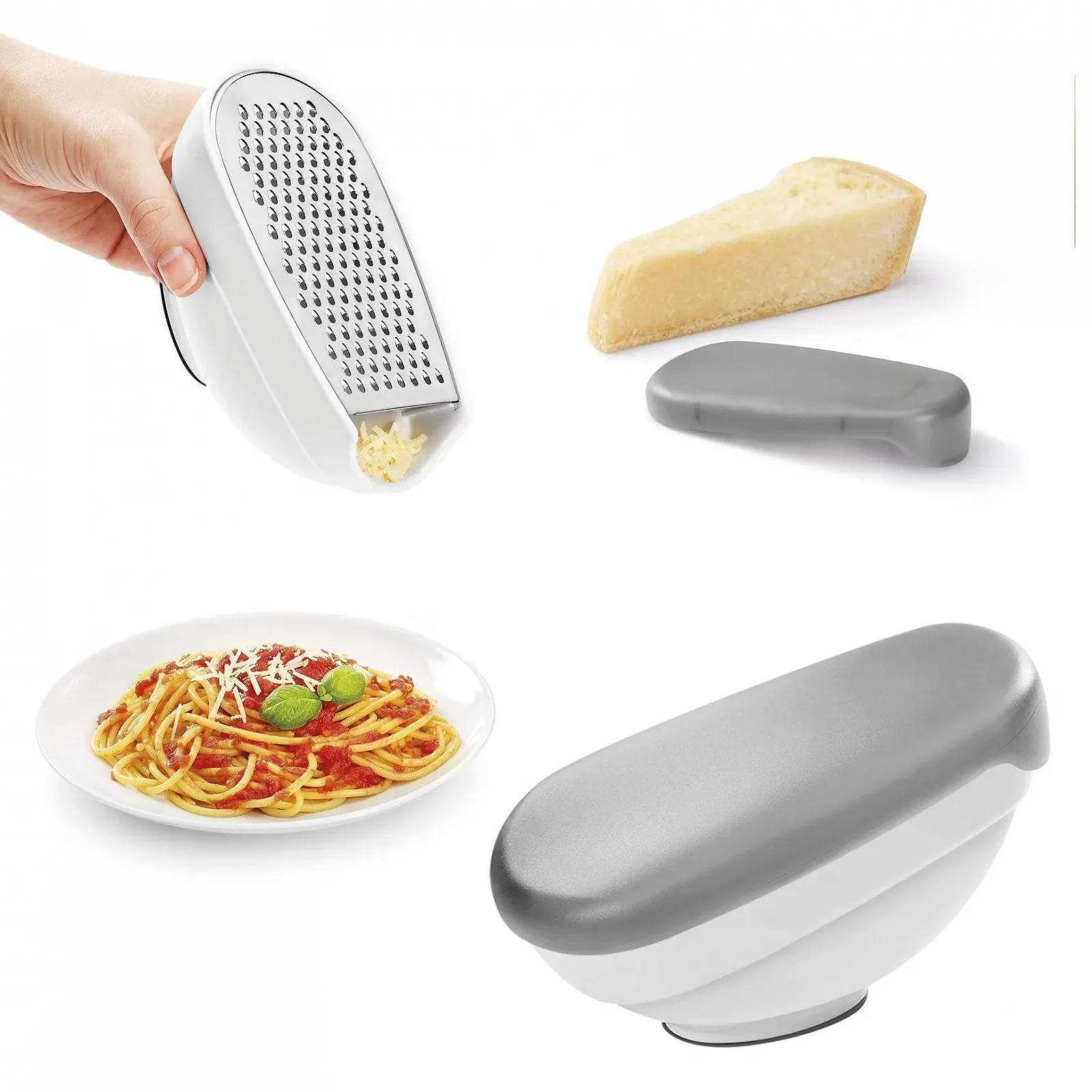 Терка Metaltex 199709080 з контейнером, пластик, нержавіюча сталь, звичайна, фото №3