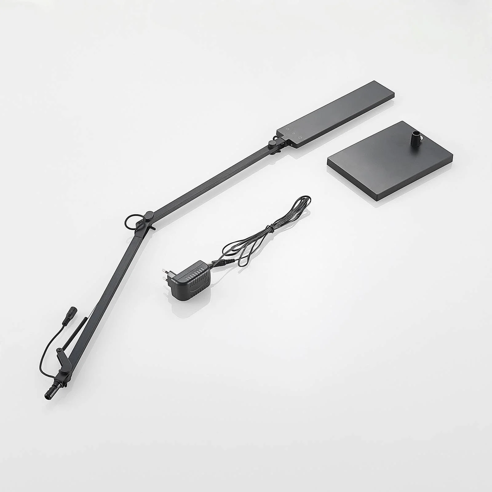 Настільна лампа Lindby Antisa LED регульована сучасна Чорний, фото №9