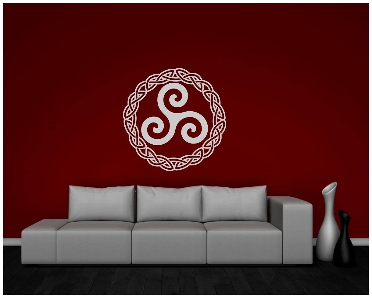 Наклейка на стіну Samunshi Тріскеле з вузлом, фото №3 Наклейка на стіну Samunshi Тріскеле з вузлом, фото №3