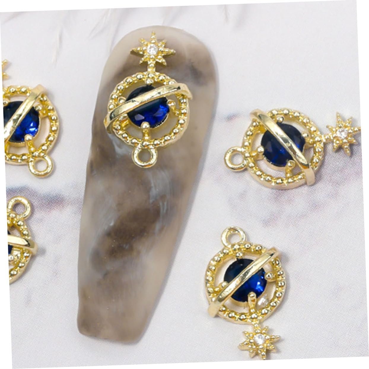 Стрази для нігтів Планета Zircon 3D, 6 шт., фото №5