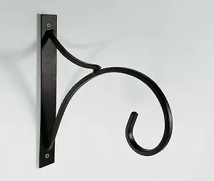 Настенный крючок zeitzone для держателя цветочного горшка железо античный стиль Brown synthetic.ua - Фото 1