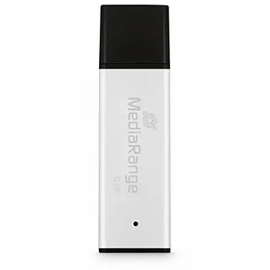 USB-флеш-накопичувач MediaRange High Performance 32 ГБ USB 3.0 Mini Aluminium Housing 130 МБ/с Silver synthetic.ua - Фото 1