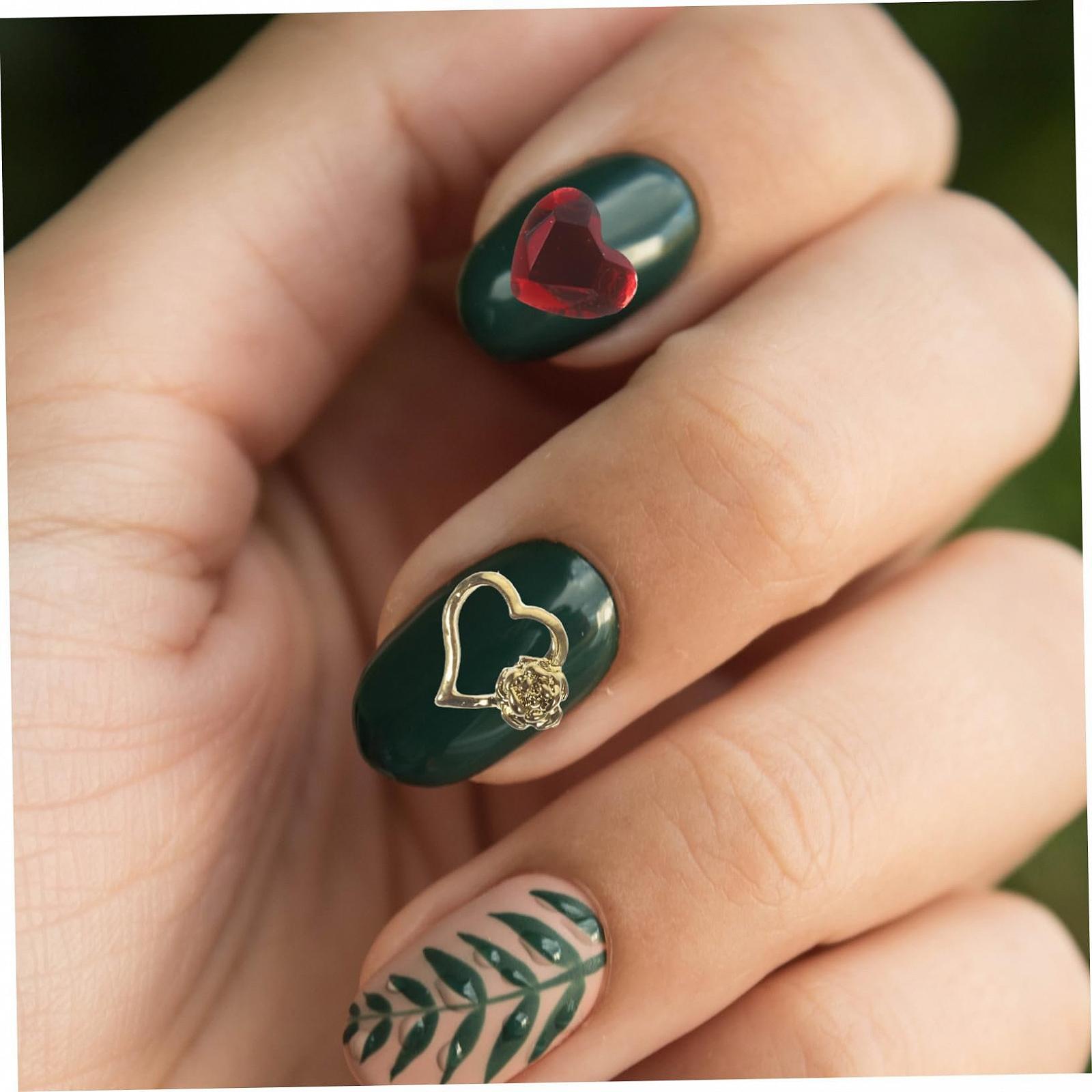 Стрази для нігтів Healeved Прикраса Серце Форма, фото №3