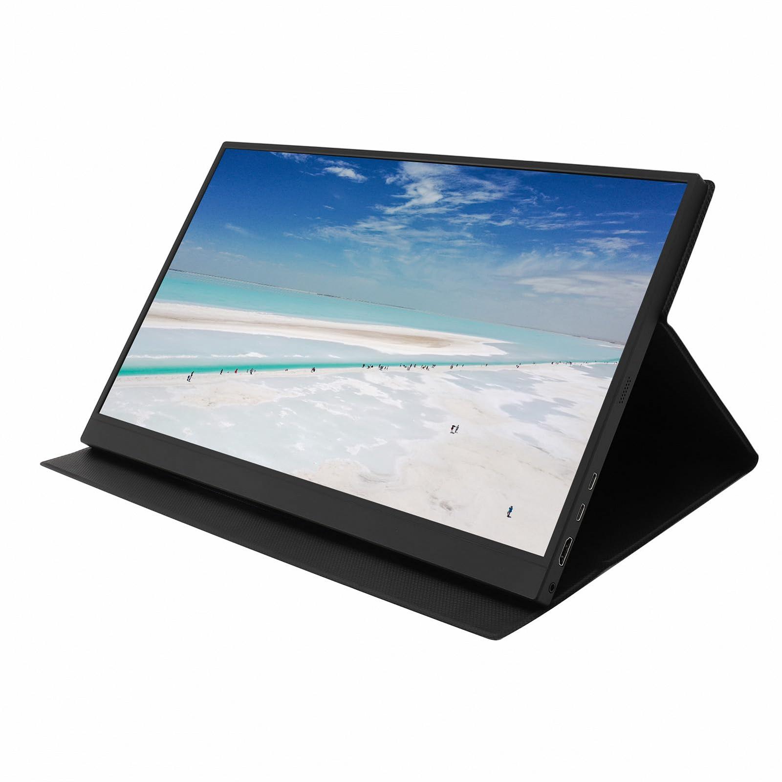 Портативний Монітор Plyisty 2.5K 17.3 дюйма 2560 x 1440 IPS з регульованою підставкою та отворами для кріплення VESA, 2 порти USB C 3.1, фото №1