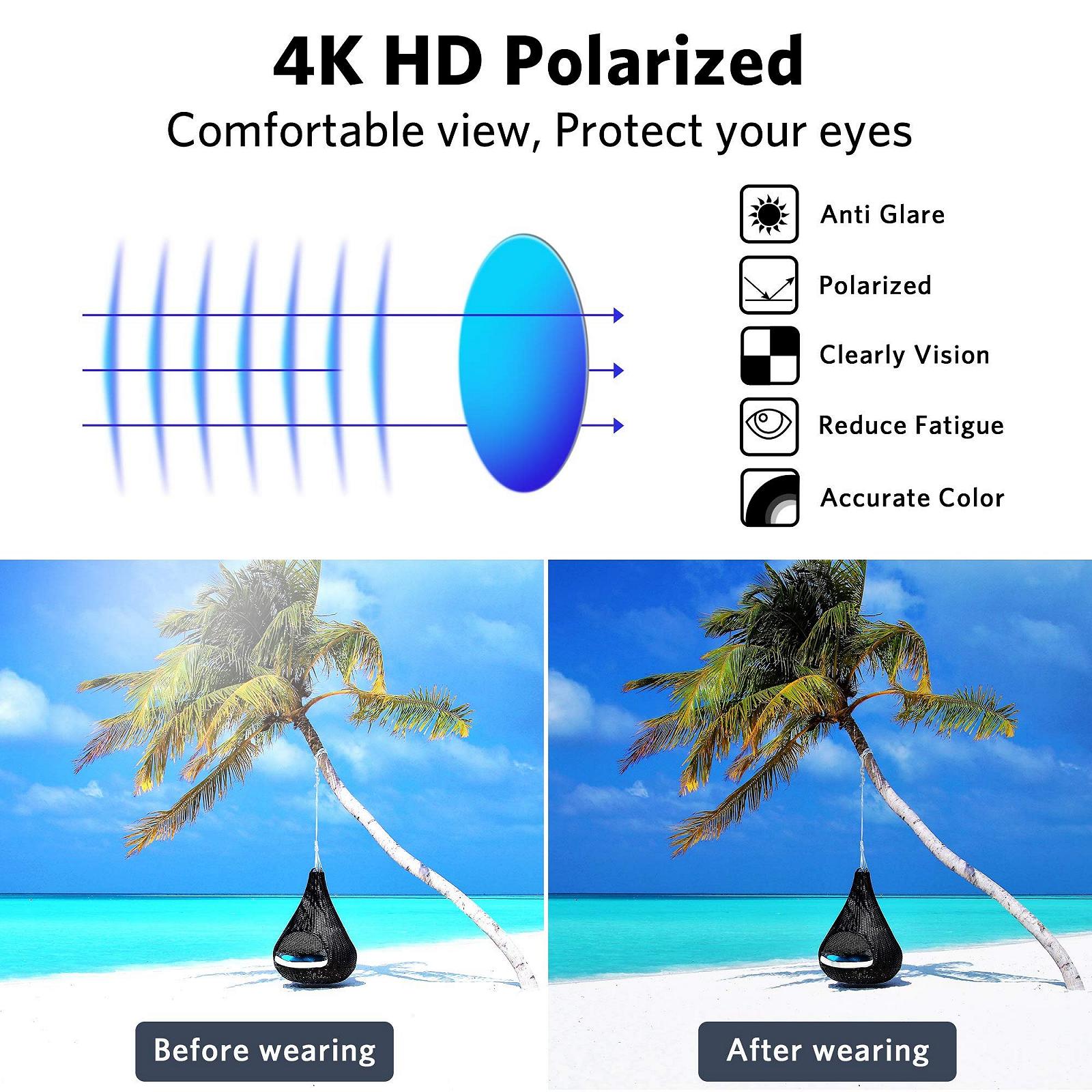 Сонцезахисні окуляри Котяче око Ipow Ретро Вінтаж Поляризовані Дзеркальні UV 400, фото №3