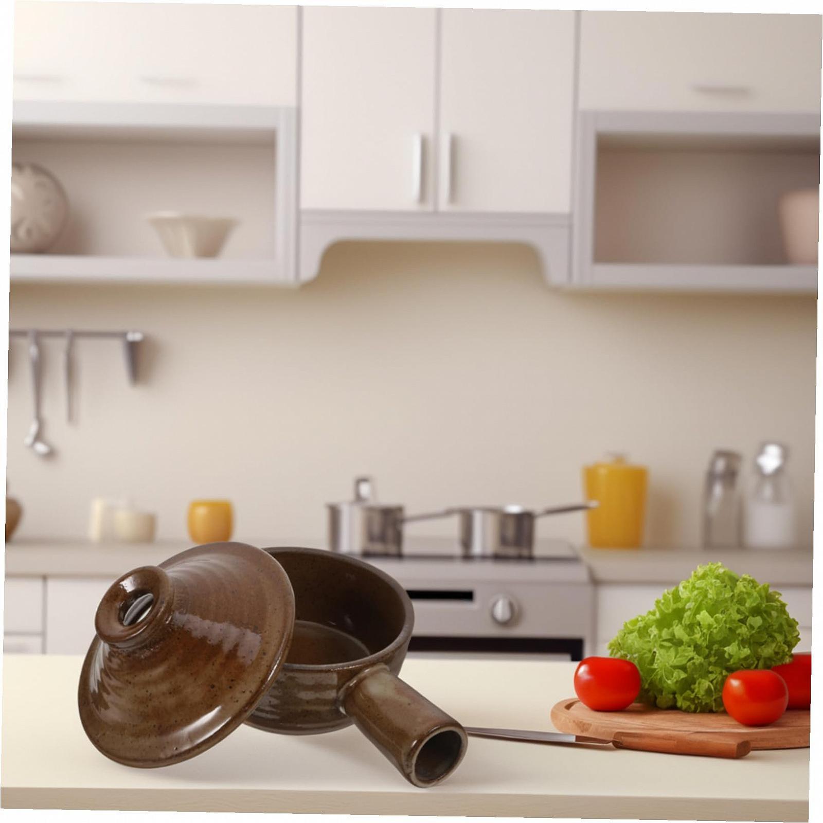 Кастрюля с крышкой жаростойкая антипригарная для супов и риса, фото №4