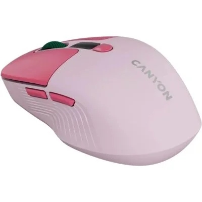 Мышка Canyon MW-26 LCD Silent Wireless/Bluetooth Pink (CNS-CMSW26P), фото №4