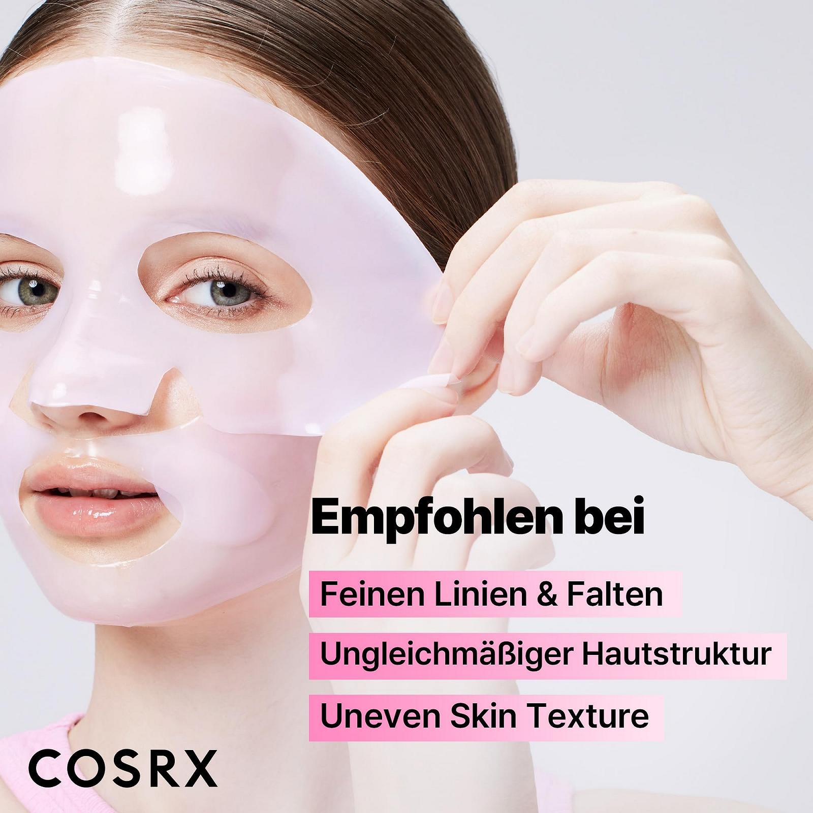 Маска для обличчя гідрогелева COSRX The Peptide Collagen Lifting Glow, набір 3 шт, фото №5