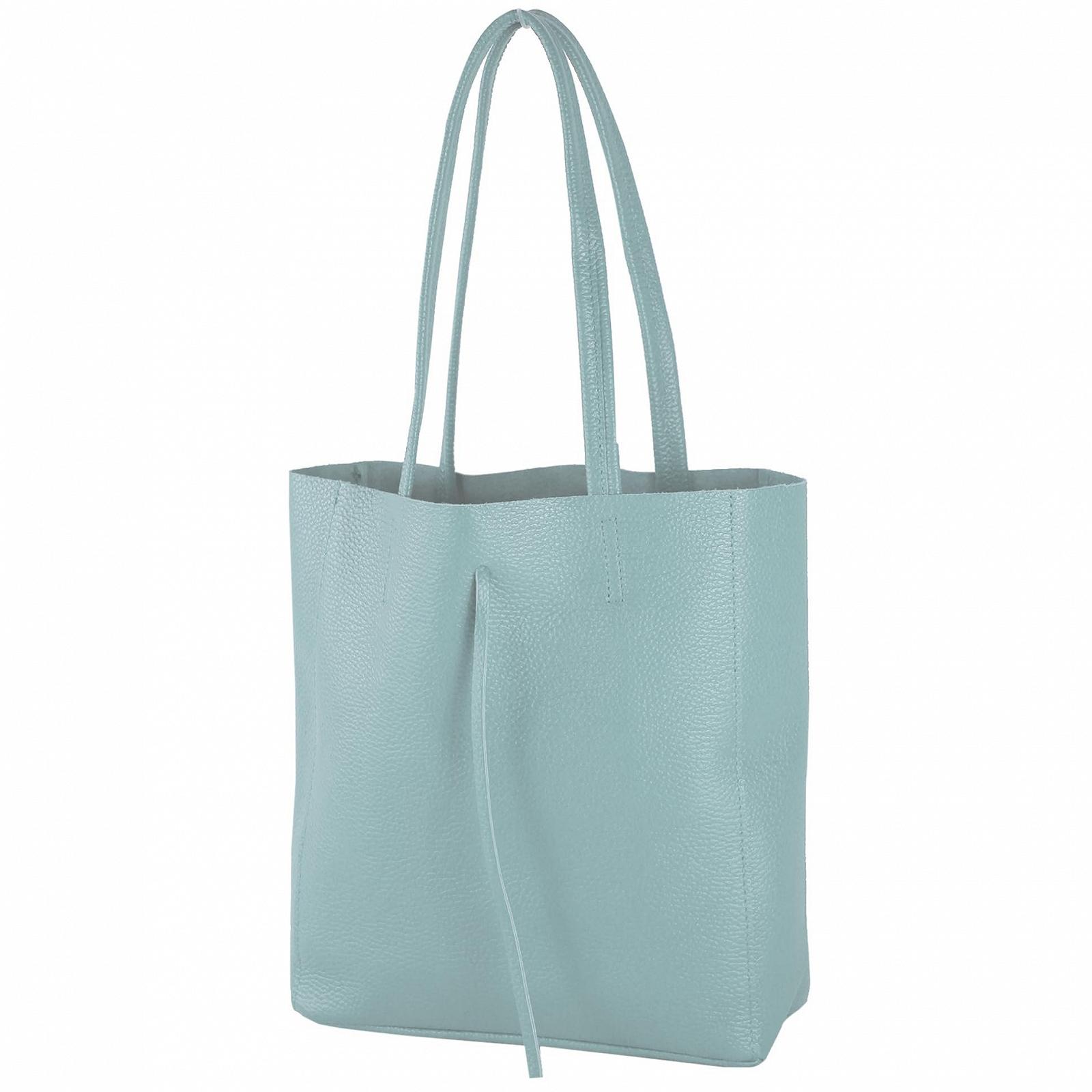 Сумка с ручками modamoda de из итальянской кожи T253 с внутренним карманом, фото №2