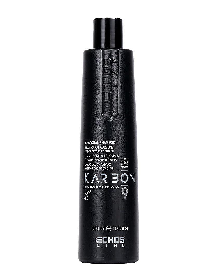 Шампунь Echos Line Carbon 9 з активованим вугіллям, 350 мл, фото №1