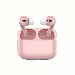 Наушники беспроводные TWS Airpod 3 с боксом для зарядки Pink Bluetooth кейсом - Фото 1