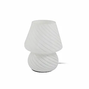 Настільна лампа Lindby Andriana 1xE14 Скло Білий - Фото 1