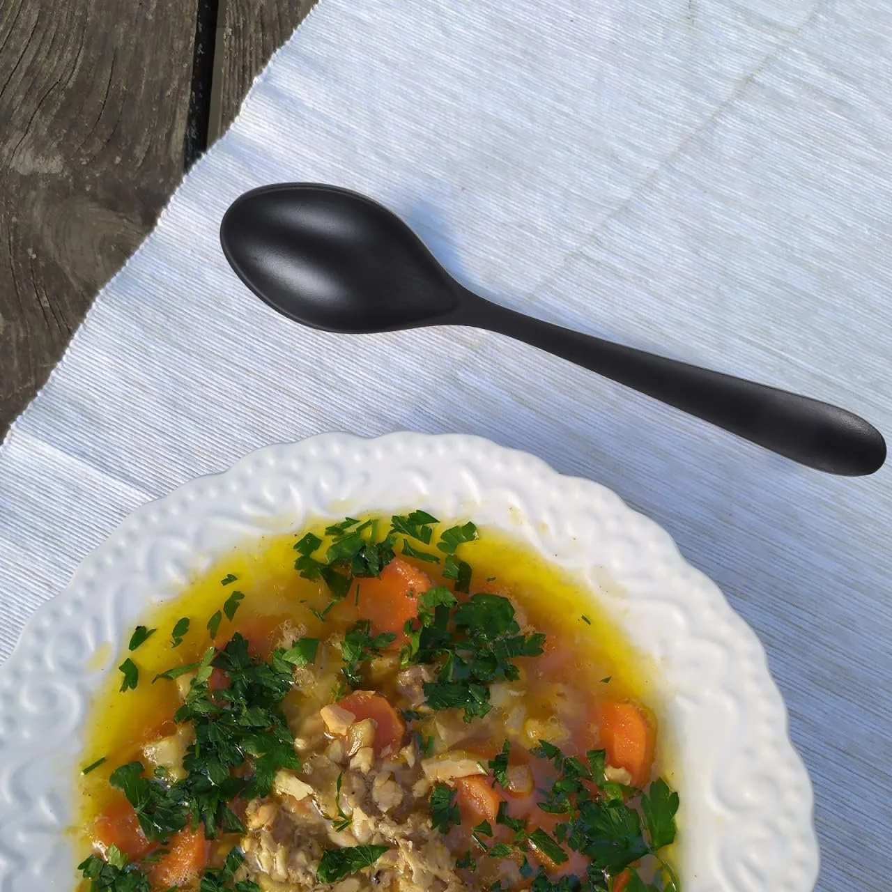 Ложка для супу Cabilock, набір 6 шт., меламінова, азіатська, фото №4